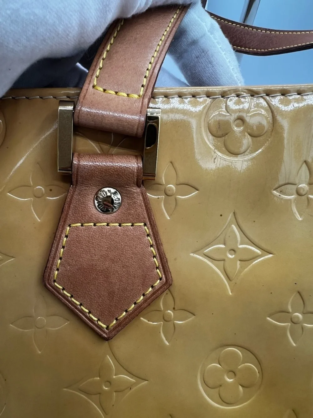 Louis Vuitton Vernis Houston Monogram Tote with COA